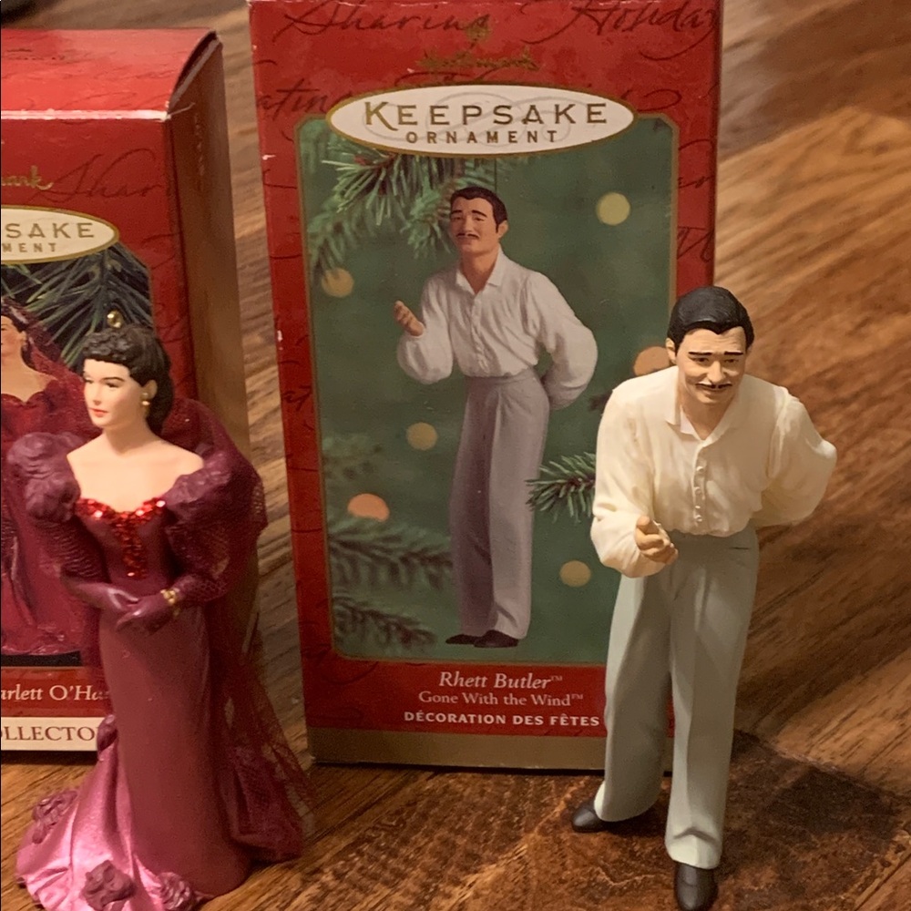 3 GWTW Vintage Hallmark Ornaments - Picture 3 of 11